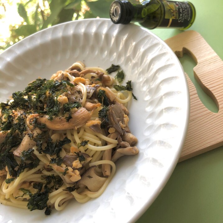 糖質ゼロ麺で秋の味覚きのこたっぷり和風パスタ レシピ 作り方 By ロカボ こどもごはん さっちょ 楽天レシピ